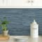 NuWallpaper Navy Grassweave Peel & Stick Wallpaper